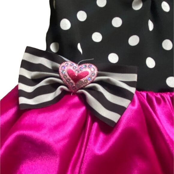 Curtain Call Child's Dance Cotume/Tap/Jazz Costume-Pink/Black-Medium-GUC - Picture 2 of 8
